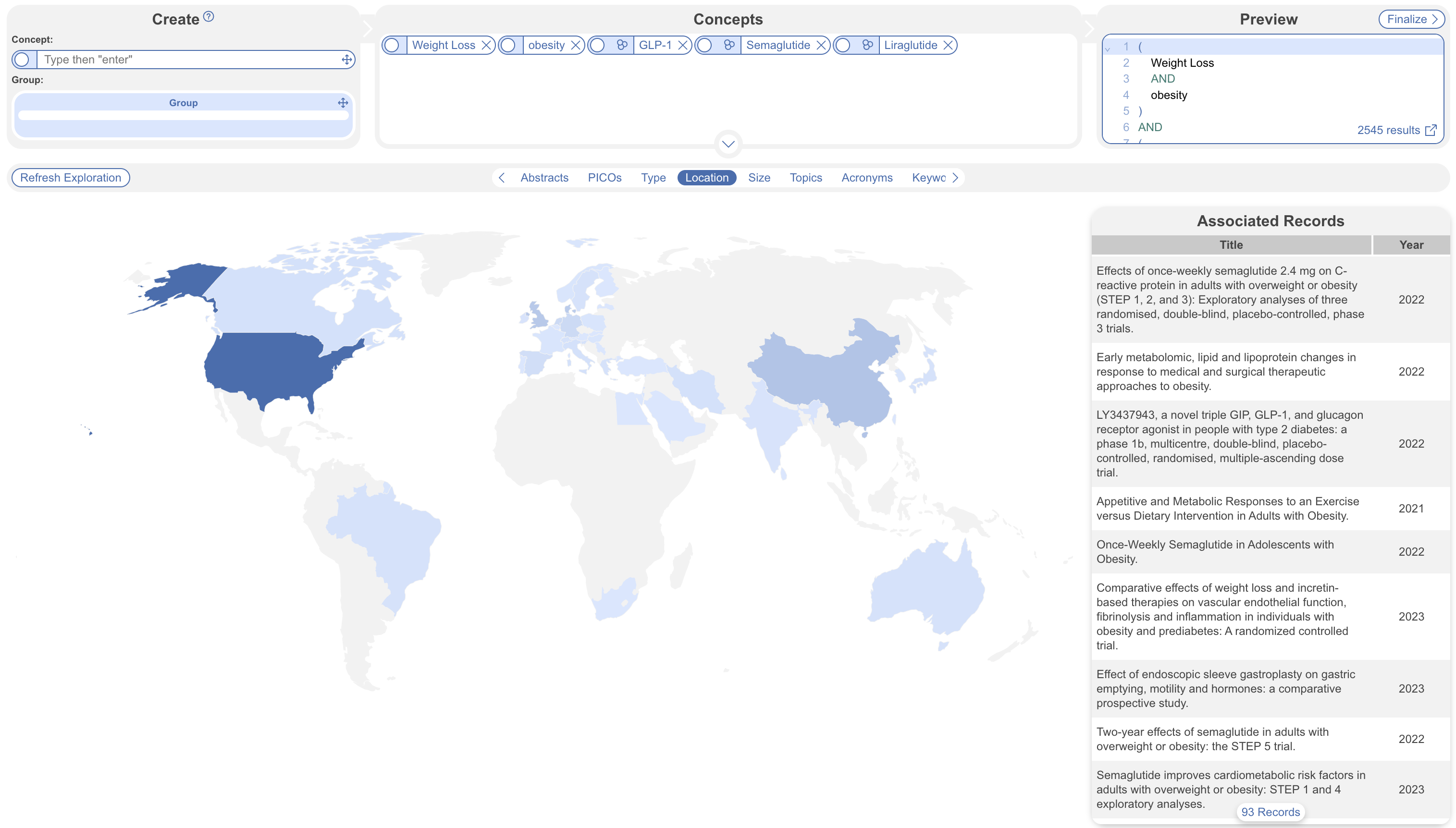 Core Smart Tags in Search Exploration